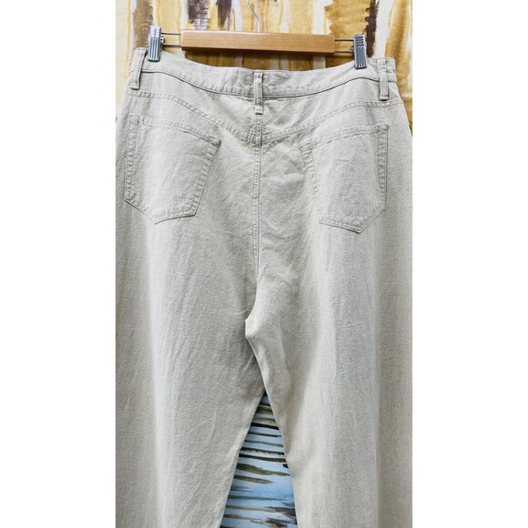 Vintage Linen Pants Liz Claiborne Linen Pants Womens Linen VTG Pants 32x32 Linen - Picture 8 of 16